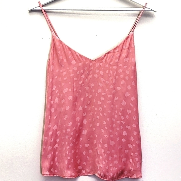 NWT  Nordstrom Habitual Printed Camisole Top in Peach Size Small - Picture 3 of 15
